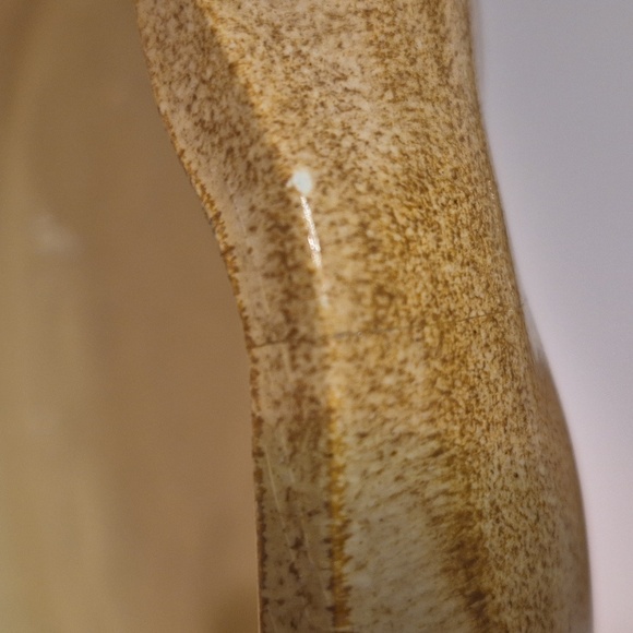 RUSTIC Handpainted Ceramic Baked Potato Serving Set With Salt and Pepper Shakers - Picture 14 of 16